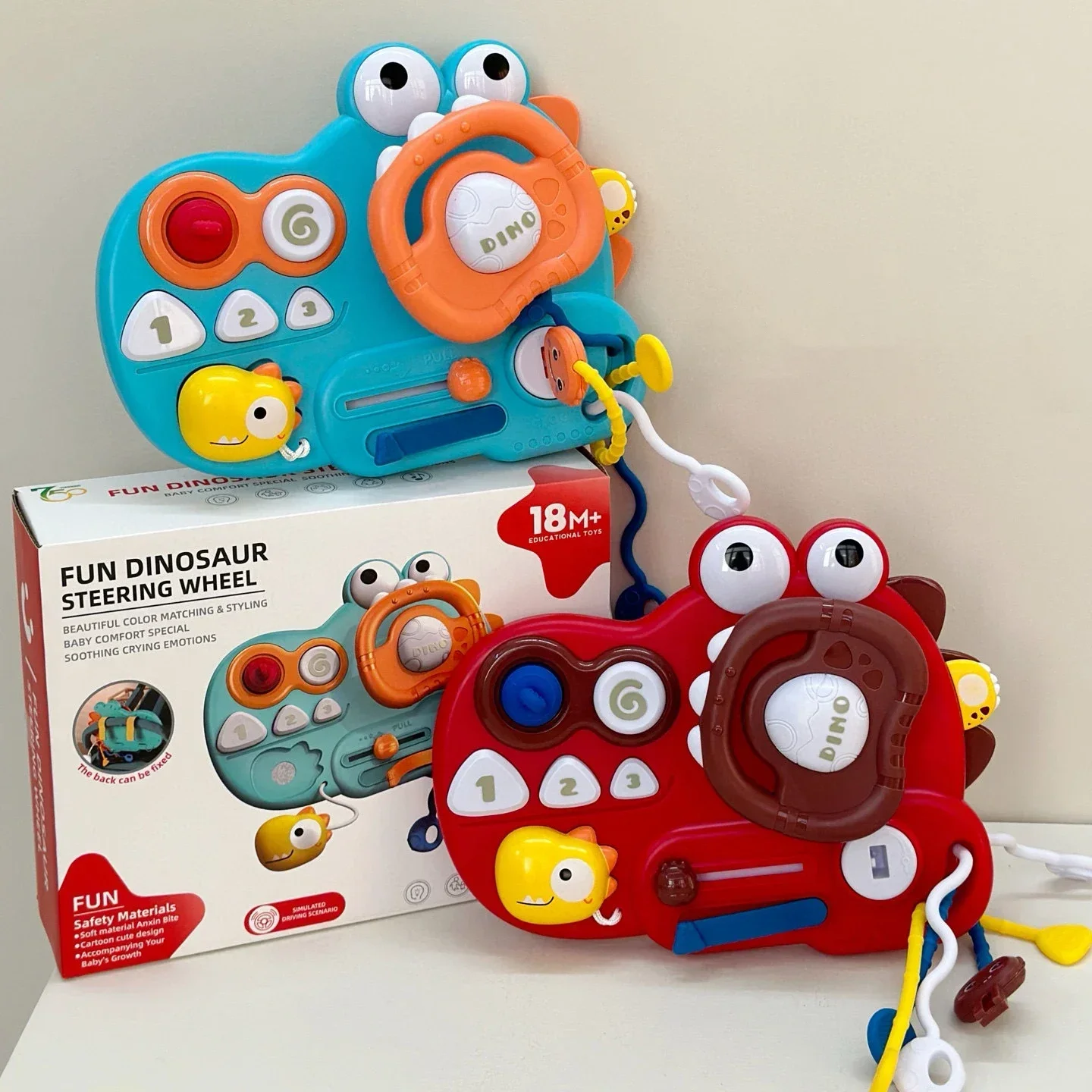 Baby Steering Wheel Toy Busy Board Montessori Toys Sensory Pull String Silicone Develop Teething Activity Kids Newborn Gift
Baby Steering Wheel Toy Busy Board Montessori Toys Sensory Pull String Silicone Develop Teething Activity Kids Newborn Gift