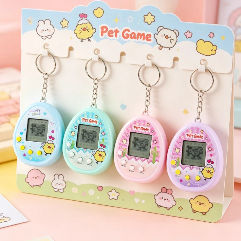Electronic Pets Game Toys Keychain Virtual Tamagotchi Virtual Cyber Digital Animals Toys Nostalgic Game Machine For Kids Child
Electronic Pets Game Toys Keychain Virtual Tamagotchi Virtual Cyber Digital Animals Toys Nostalgic Game Machine For Kids Child