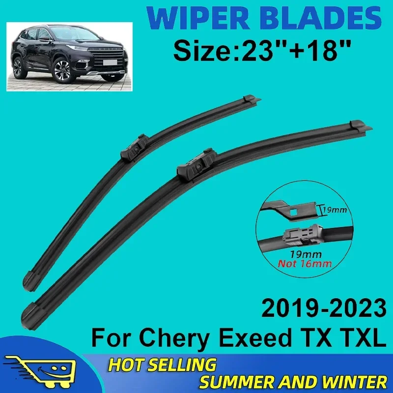 2PCS Wiper Blades Set Kit For Chery Exeed TX TXL 2019-2023 2020 2011 2012 Front Windshield Brushes Windscreen Window Accessories
2PCS Wiper Blades Set Kit For Chery Exeed TX TXL 2019-2023 2020 2011 2012 Front Windshield Brushes Windscreen Window Accessories