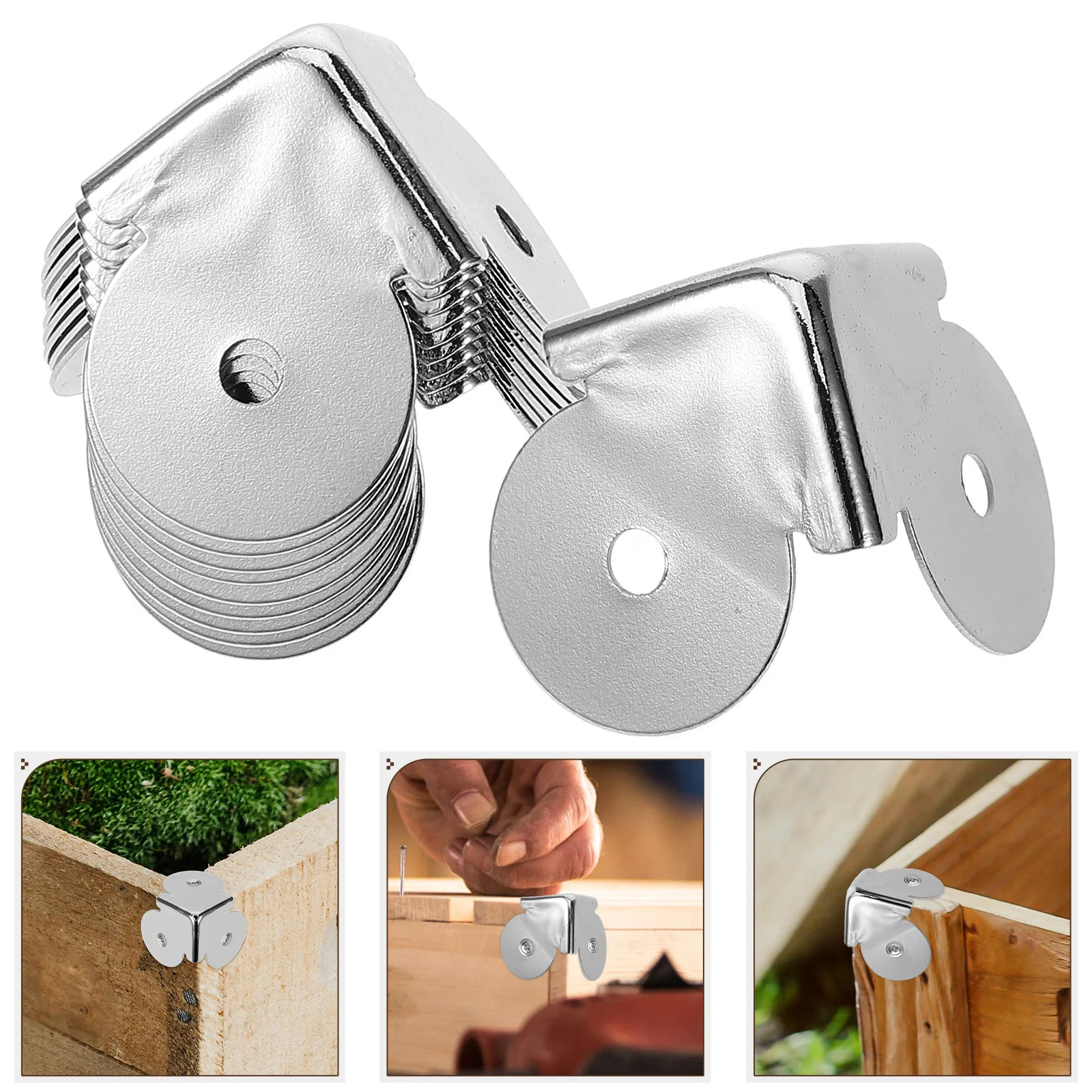 10Pcs Box Corner Protectors Metal Speaker Corners Guard Cabinet Loudspeaker Box Safety Guard Protective Guards 
10Pcs Box Corner Protectors Metal Speaker Corners Guard Cabinet Loudspeaker Box Safety Guard Protective Guards