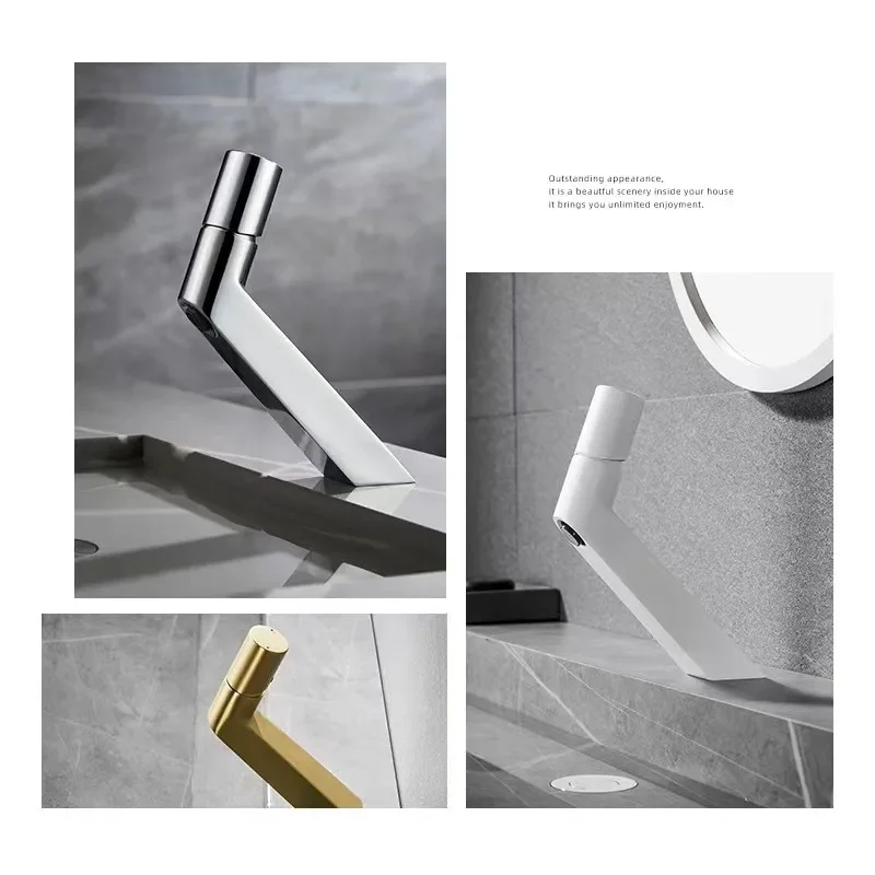 Modern Brushed Bathroom Faucet, Single Hole Basin Mixer Tap for Sink, Hot and Cold Water, Creative 1/2/3 Hole Vanity Mixer Tap
Modern Brushed Bathroom Faucet, Single Hole Basin Mixer Tap for Sink, Hot and Cold Water, Creative 1/2/3 Hole Vanity Mixer Tap