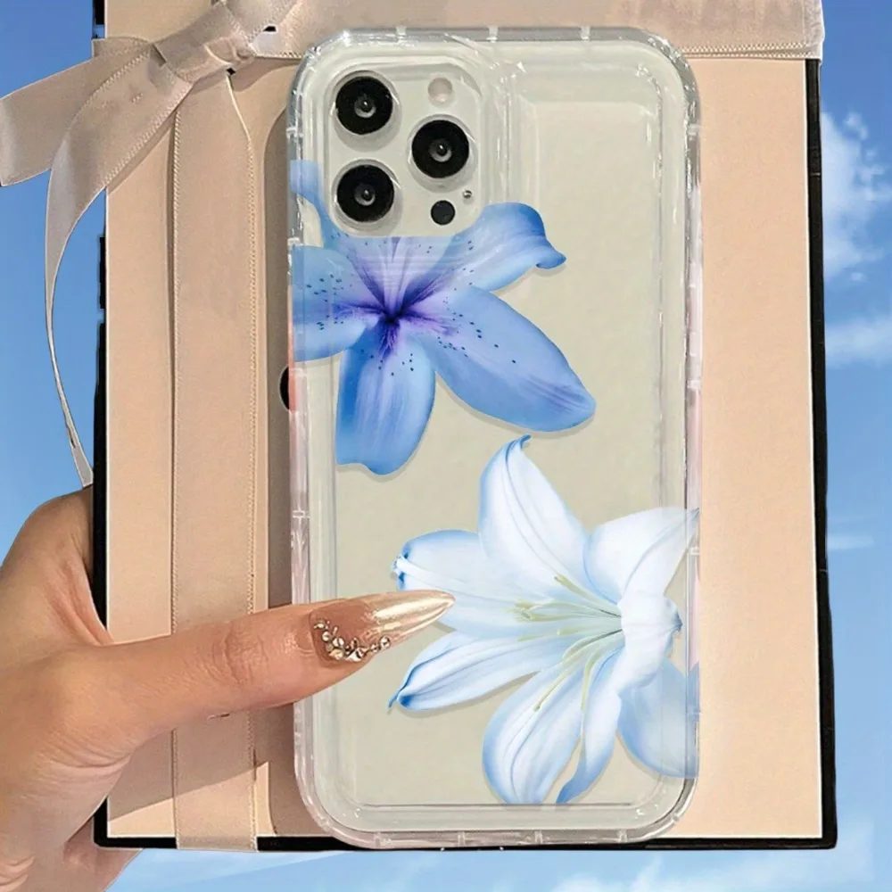Blue and white fresh flower transparent phone case suitable for iPhone 17 16 15 14 13 12 11Pro/Max/Plus anti drop and shockproof
Blue and white fresh flower transparent phone case suitable for iPhone 17 16 15 14 13 12 11Pro/Max/Plus anti drop and shockproof