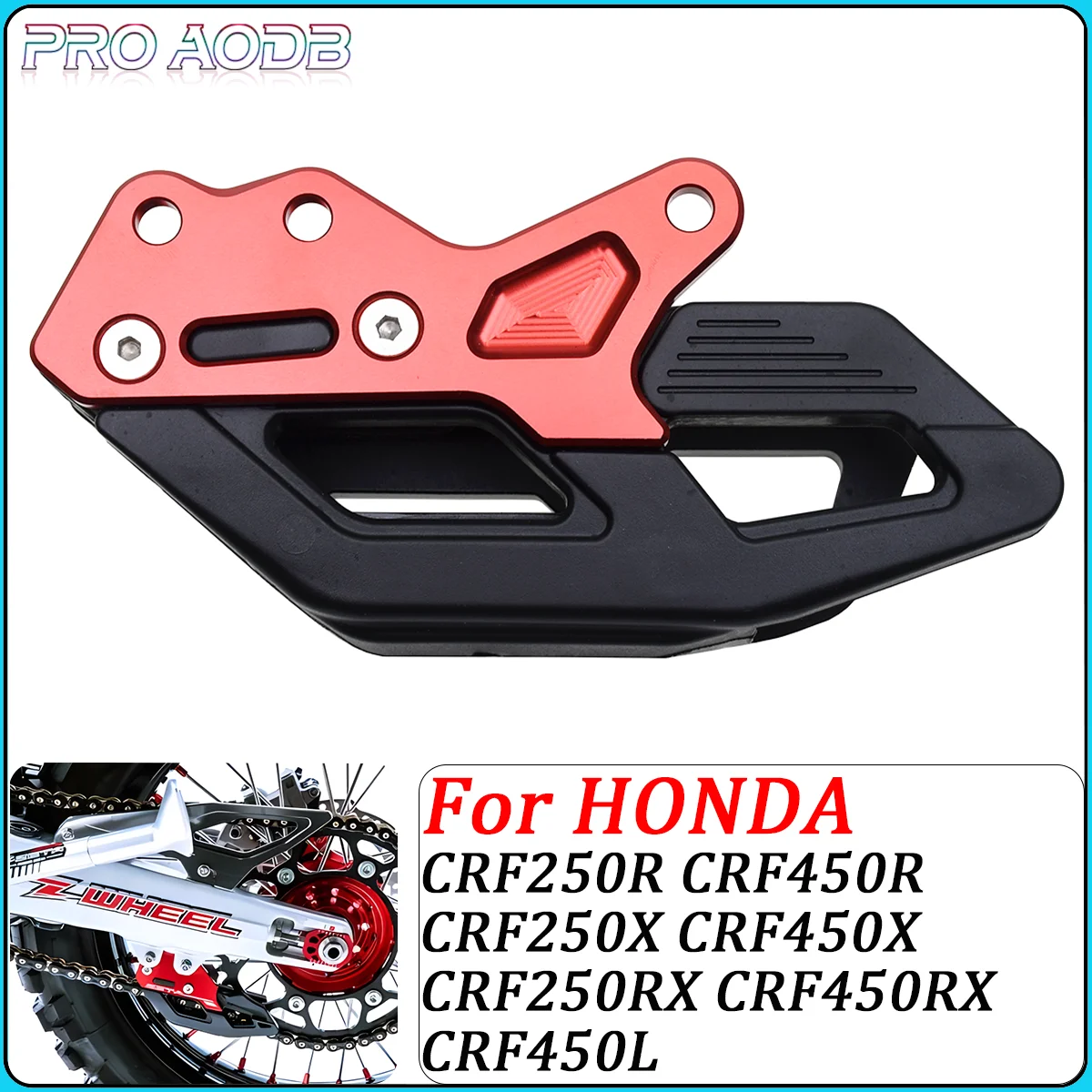 For Honda CRF250R CRF450R CRF250RX CRF450RX CRF250X CRF450X CRF450L CR125 250 2008-2021 Motorcycle CNC Plastic Chain Guide Guard
For Honda CRF250R CRF450R CRF250RX CRF450RX CRF250X CRF450X CRF450L CR125 250 2008-2021 Motorcycle CNC Plastic Chain Guide Guard