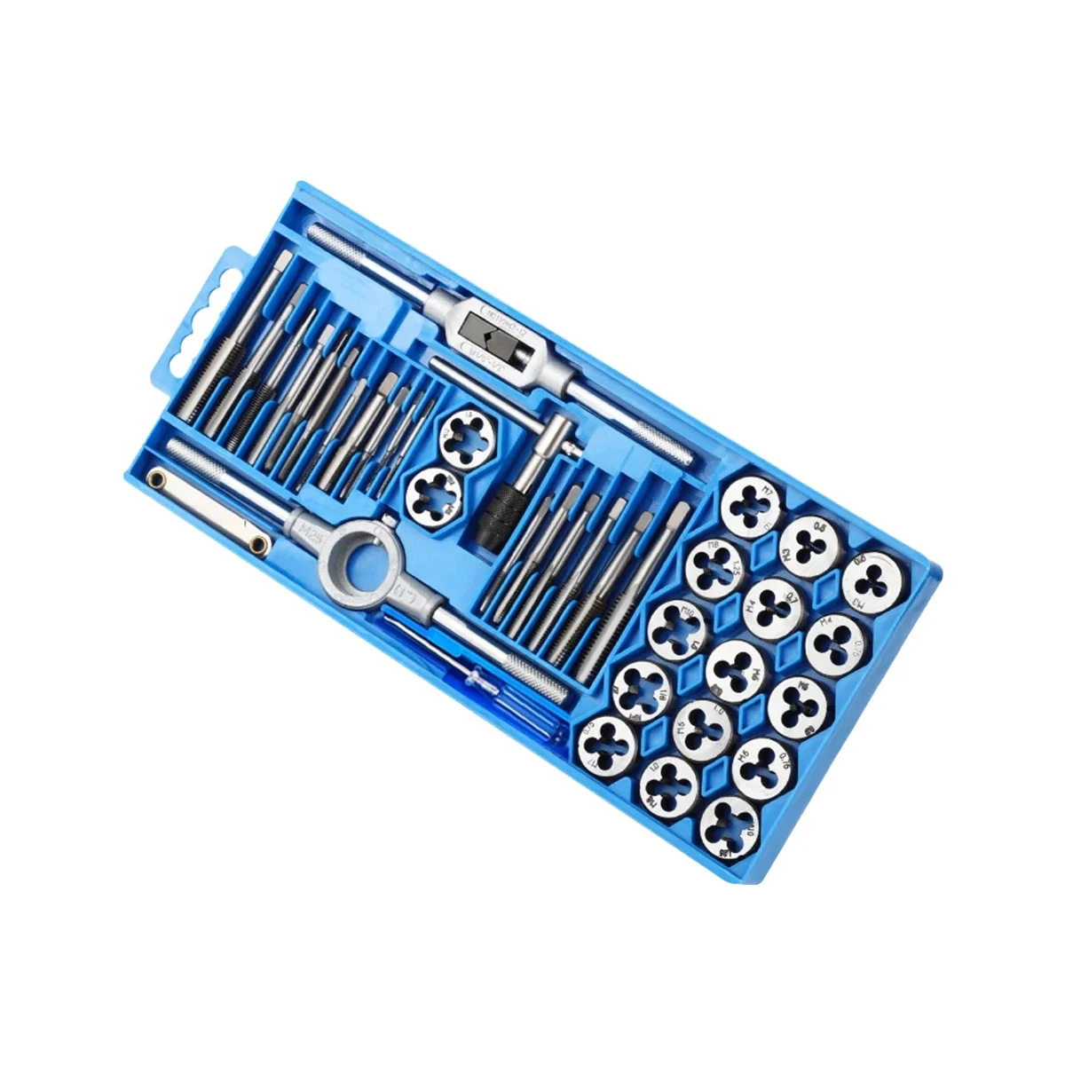 40PC Tap and Die Combination Set Hand Tap and Die Thread Repair Tap Wrench High Quality Tool