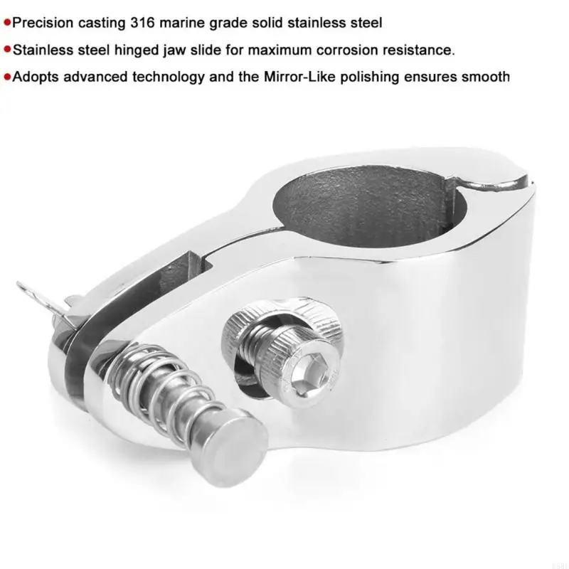 D5BE PACK 2 Кратков из быстрой лодки Bimini Top Tube Clomps 316 Слайд шарнирной челюсти из нержавеющей стали для оборудования
D5BE PACK 2 Кратков из быстрой лодки Bimini Top Tube Clomps 316 Слайд шарнирной челюсти из нержавеющей стали для оборудования