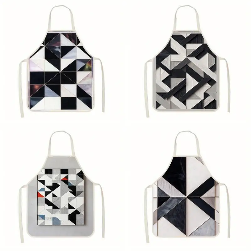 Geometric Pattern Aprons Linen Apron, Suitable For Kitchen Cooking, Parent-Child Interaction, Painting And Other Scenarios
Geometric Pattern Aprons Linen Apron, Suitable For Kitchen Cooking, Parent-Child Interaction, Painting And Other Scenarios