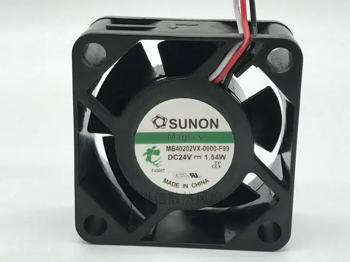 SUNON MB40202VX-0000-F99 DC 24 В 1,54 Вт 40x40x20 мм 3-проводной охлаждающий вентилятор для сервера
SUNON MB40202VX-0000-F99 DC 24 В 1,54 Вт 40x40x20 мм 3-проводной охлаждающий вентилятор для сервера