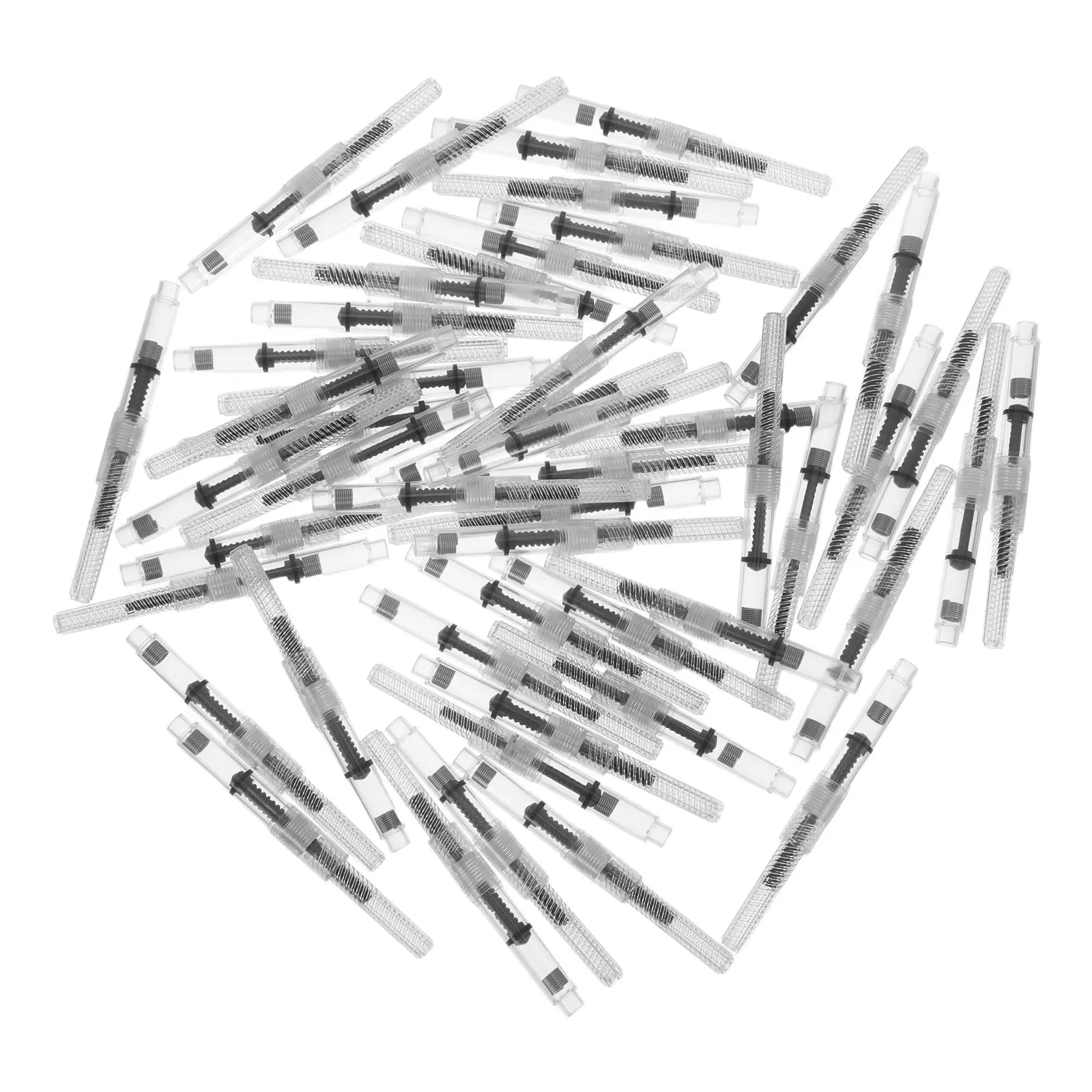 50Pcs Fountain Pen Ink Converter Transparent Screw-in Reusable Cartridge Adapter Universal Ink Reservoir for Calligraphy Writing
50Pcs Fountain Pen Ink Converter Transparent Screw-in Reusable Cartridge Adapter Universal Ink Reservoir for Calligraphy Writing