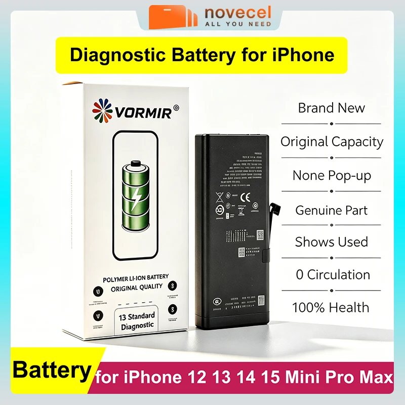 1Pcs Brand New Diagnostic Battery for iPhone 12 13 14 15 Series Mini Plus Pro Max NoPop-up 0cycle Professional Replacement Parts
1Pcs Brand New Diagnostic Battery for iPhone 12 13 14 15 Series Mini Plus Pro Max NoPop-up 0cycle Professional Replacement Parts