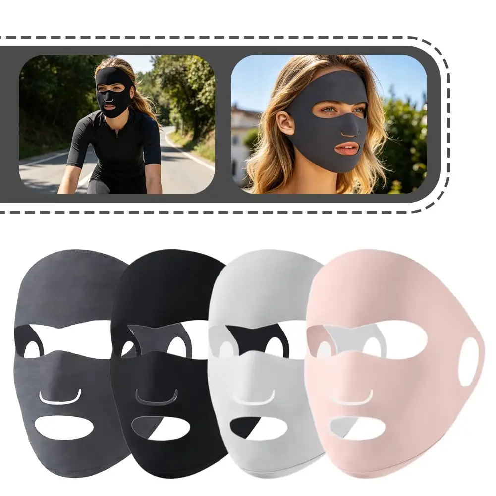 Full Face Ice Silk Sunscreen Mask UPF50+, Ultra Thin Breathable Anti-UV Face Cover for Women Outdoor Cycling Running
Full Face Ice Silk Sunscreen Mask UPF50+, Ultra Thin Breathable Anti-UV Face Cover for Women Outdoor Cycling Running
