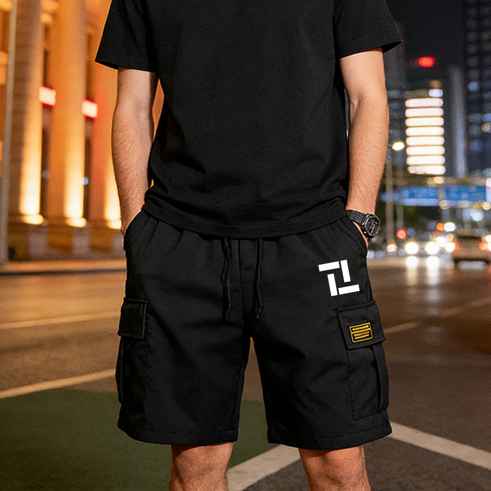 Men's Quick-Dry Cargo Shorts Drawstring Elastic Waist Multi-Pocket Casual Summer Shorts for Daily Minimalist Geometric Print
Men's Quick-Dry Cargo Shorts Drawstring Elastic Waist Multi-Pocket Casual Summer Shorts for Daily Minimalist Geometric Print