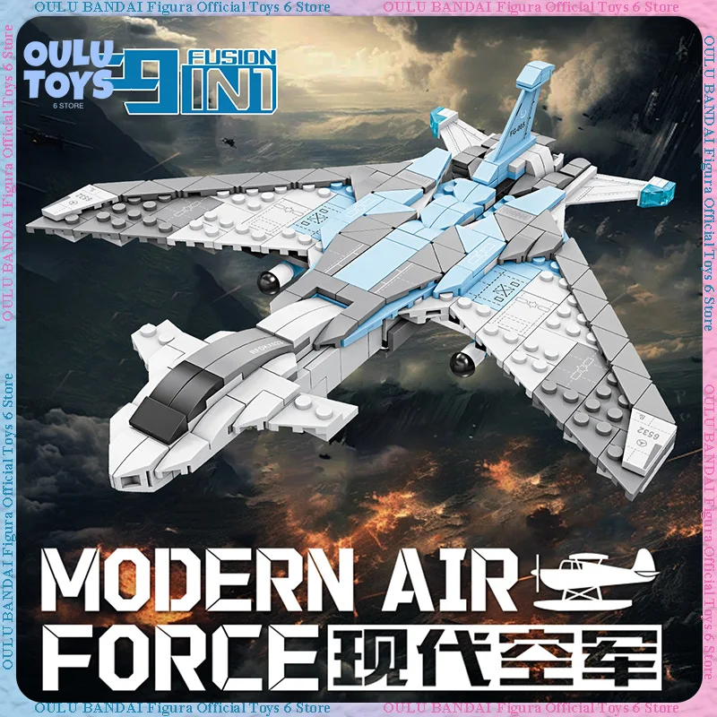 KAZI Building Block Model Air Force Forward-Swept Wing Mirage Fighter Jet Helicopter Bomber Trendy Toys DIY Model Boys Gift
KAZI Building Block Model Air Force Forward-Swept Wing Mirage Fighter Jet Helicopter Bomber Trendy Toys DIY Model Boys Gift
