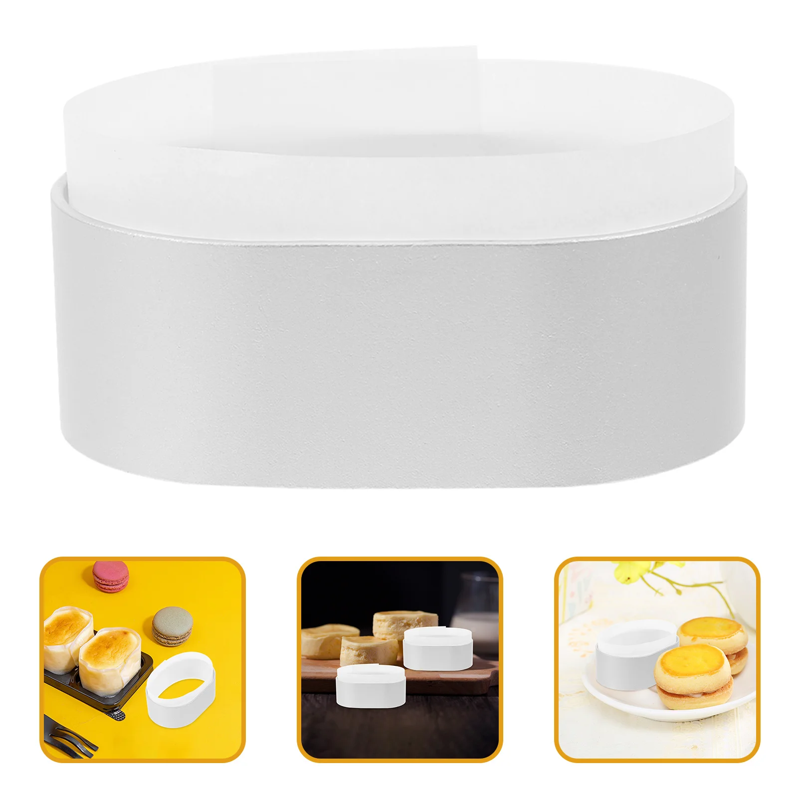 1Set Oval Aluminum Alloy Cheese Cake Mold Non Stick Baking Ring Even Heat Distribution for Baking Cake Ring Metal Mold 
1Set Oval Aluminum Alloy Cheese Cake Mold Non Stick Baking Ring Even Heat Distribution for Baking Cake Ring Metal Mold