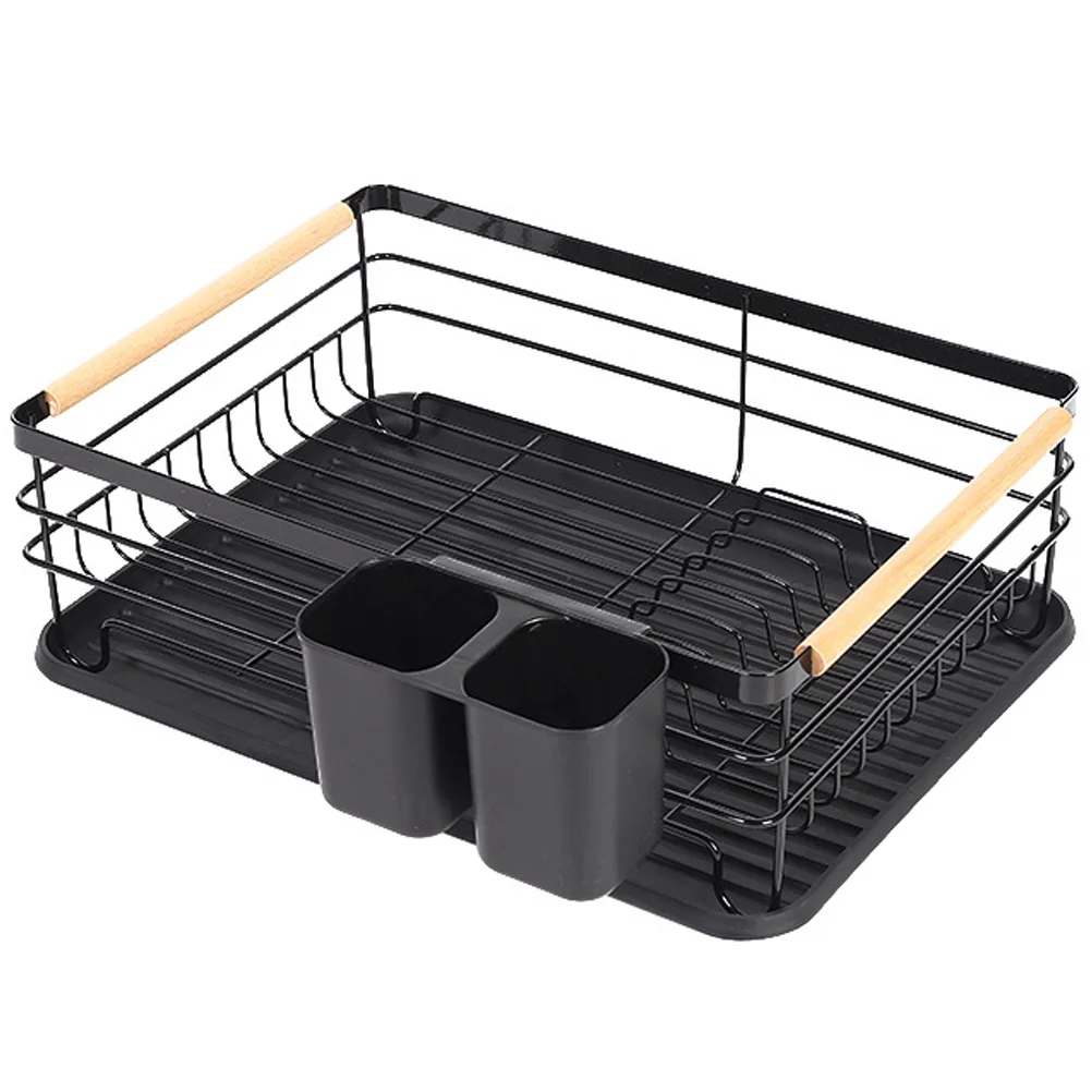 Space Saving Noble Black Kitchen Dish Drying Rack With Compartment Slot Design Storage Organizer
Space Saving Noble Black Kitchen Dish Drying Rack With Compartment Slot Design Storage Organizer