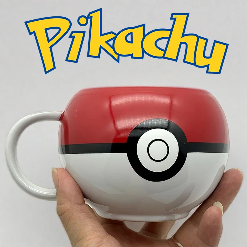 Кружка Pikachu Poke Ball, керамическая чашка, забавные чашки для кофе с молоком, аниме, креативный домашний офис, мультяшная кружка с ручкой для питьевой воды, подарки 
Кружка Pikachu Poke Ball, керамическая чашка, забавные чашки для кофе с молоком, аниме, креативный домашний офис, мультяшная кружка с ручкой для питьевой воды, подарки