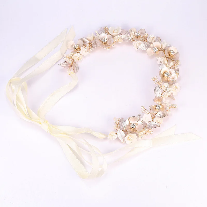 SLBRIDAL Handmade Alloy Flower Leaf Rhinestone Ceramic Flower Bridal Headband Wedding Headpieces Bridesmaids Women Hair Jewelry
SLBRIDAL Handmade Alloy Flower Leaf Rhinestone Ceramic Flower Bridal Headband Wedding Headpieces Bridesmaids Women Hair Jewelry