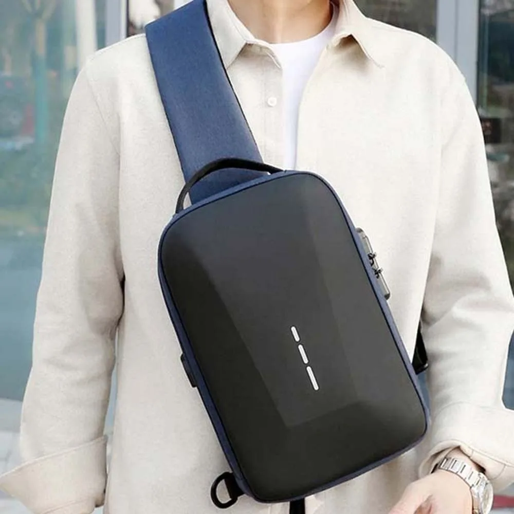 EVA Material Hard Shell Sling Pouch Combination Lock Reflective Strip Anti Theft Chest Bag Hidden Zipper Shockproof Shield
EVA Material Hard Shell Sling Pouch Combination Lock Reflective Strip Anti Theft Chest Bag Hidden Zipper Shockproof Shield