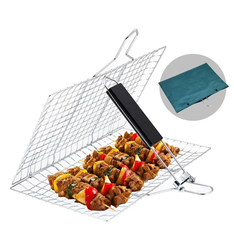 Grill Basket Large Folding Grilling Baskets Portable Outdoor Camping BBQ Rack For Fish Cooking Accessories-AT36
Grill Basket Large Folding Grilling Baskets Portable Outdoor Camping BBQ Rack For Fish Cooking Accessories-AT36