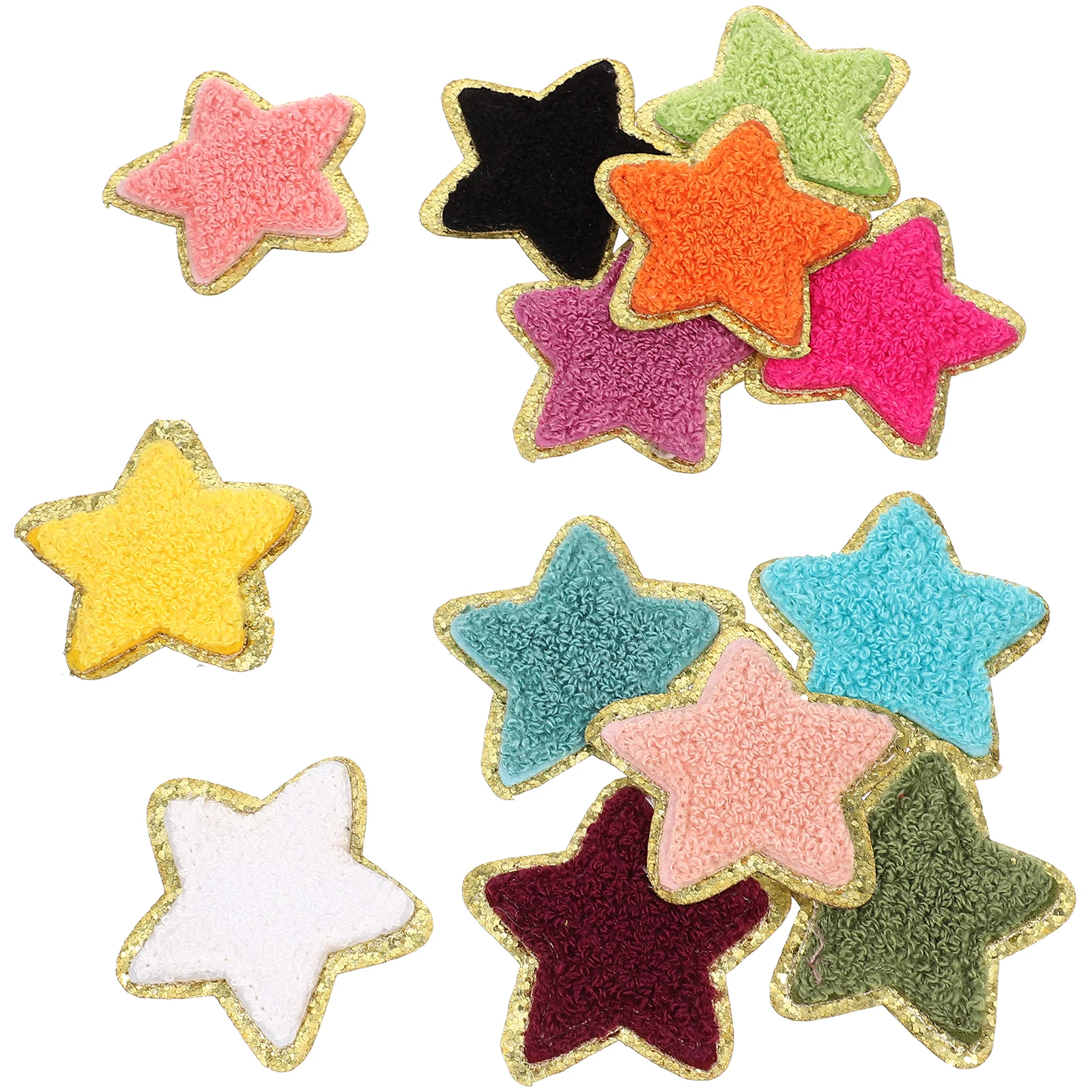 13pcs Star Embroidery Patch Multicolor Glitter Five Point Chenille Patches Clothes Accessories DIY Decorative Iron On Patches
13pcs Star Embroidery Patch Multicolor Glitter Five Point Chenille Patches Clothes Accessories DIY Decorative Iron On Patches