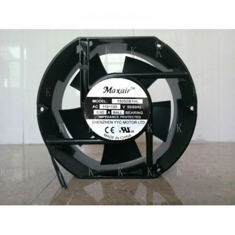 C 1 PCS FOR Maxair Fan BT15050B1HL AC110-120V 17251 17cm 2 wire Aluminum frame fan
C 1 PCS FOR Maxair Fan BT15050B1HL AC110-120V 17251 17cm 2 wire Aluminum frame fan