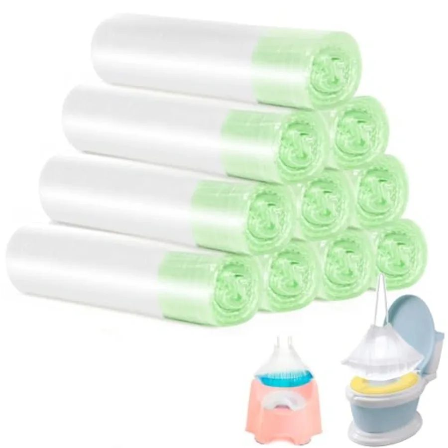 Curated Picks 00 Pack Portable Potty Chair Liners with Drawstring, Potty Bags Liners Disposable for Baby Toilet Potty Training
Curated Picks 00 Pack Portable Potty Chair Liners with Drawstring, Potty Bags Liners Disposable for Baby Toilet Potty Training