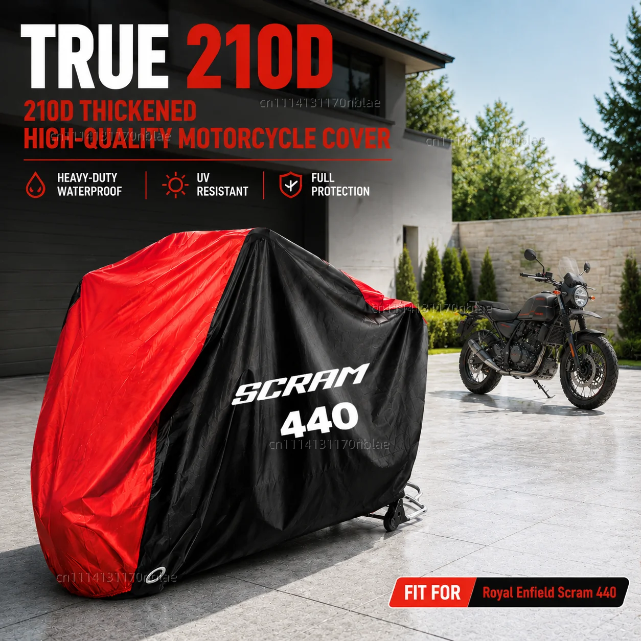 For Royal Enfield Scram 440 2024 2025 210D Motorcycle Cover Waterproof All Season Dustproof UV Protection Moto Rain Cover
For Royal Enfield Scram 440 2024 2025 210D Motorcycle Cover Waterproof All Season Dustproof UV Protection Moto Rain Cover