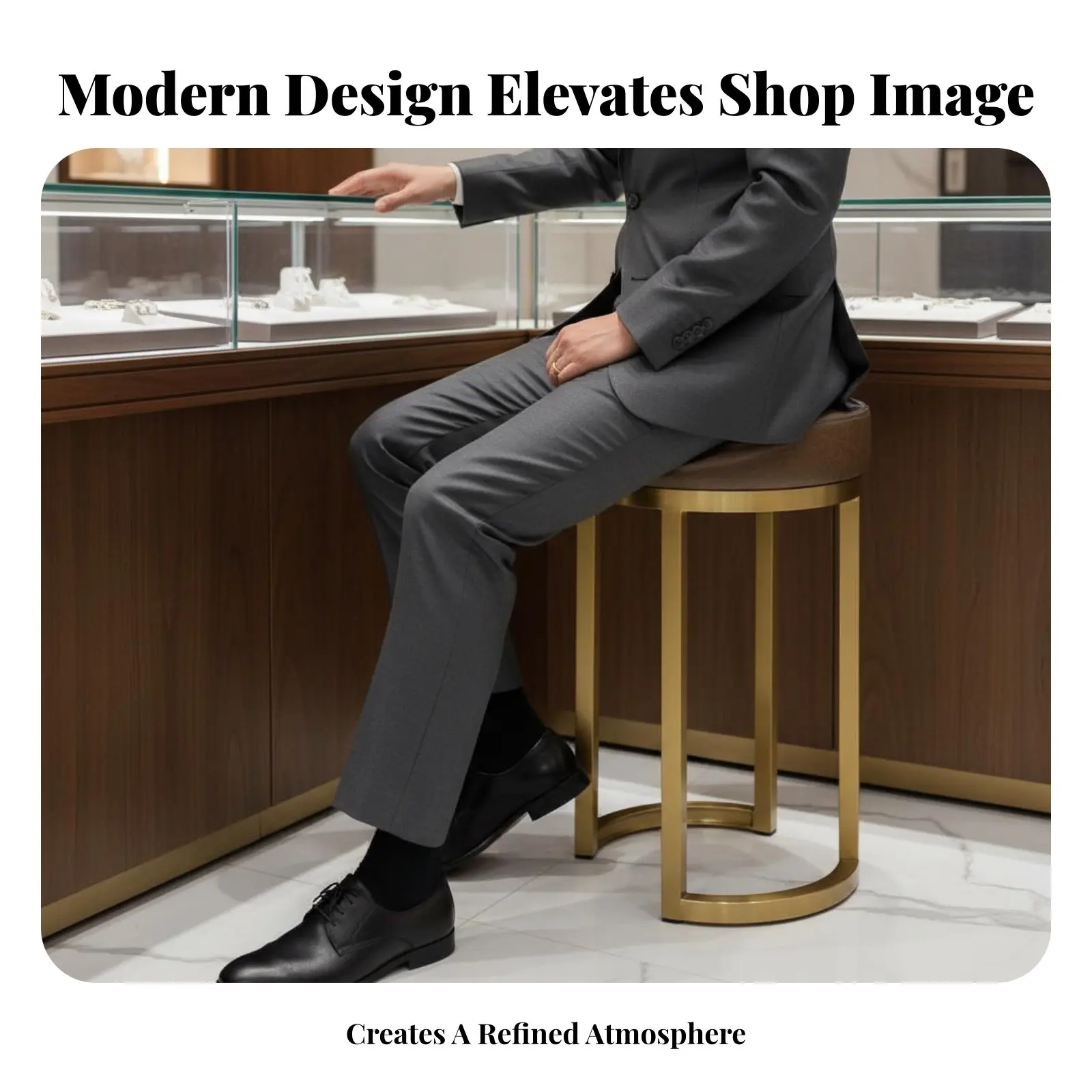 Backless Pedestal Stool Modern Design Bar Chair Sleek Look Stable Round Base for Adults, Jewelry shop, Reception Area, Boutique
Backless Pedestal Stool Modern Design Bar Chair Sleek Look Stable Round Base for Adults, Jewelry shop, Reception Area, Boutique