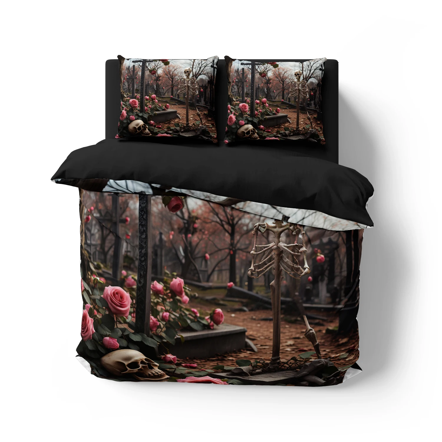 Skull And Bird Bedding Set Cartoon Comforter Sets Double Queen King Twin Full Size Duvet Cover Set Kids Girls White Bed Linen
Skull And Bird Bedding Set Cartoon Comforter Sets Double Queen King Twin Full Size Duvet Cover Set Kids Girls White Bed Linen