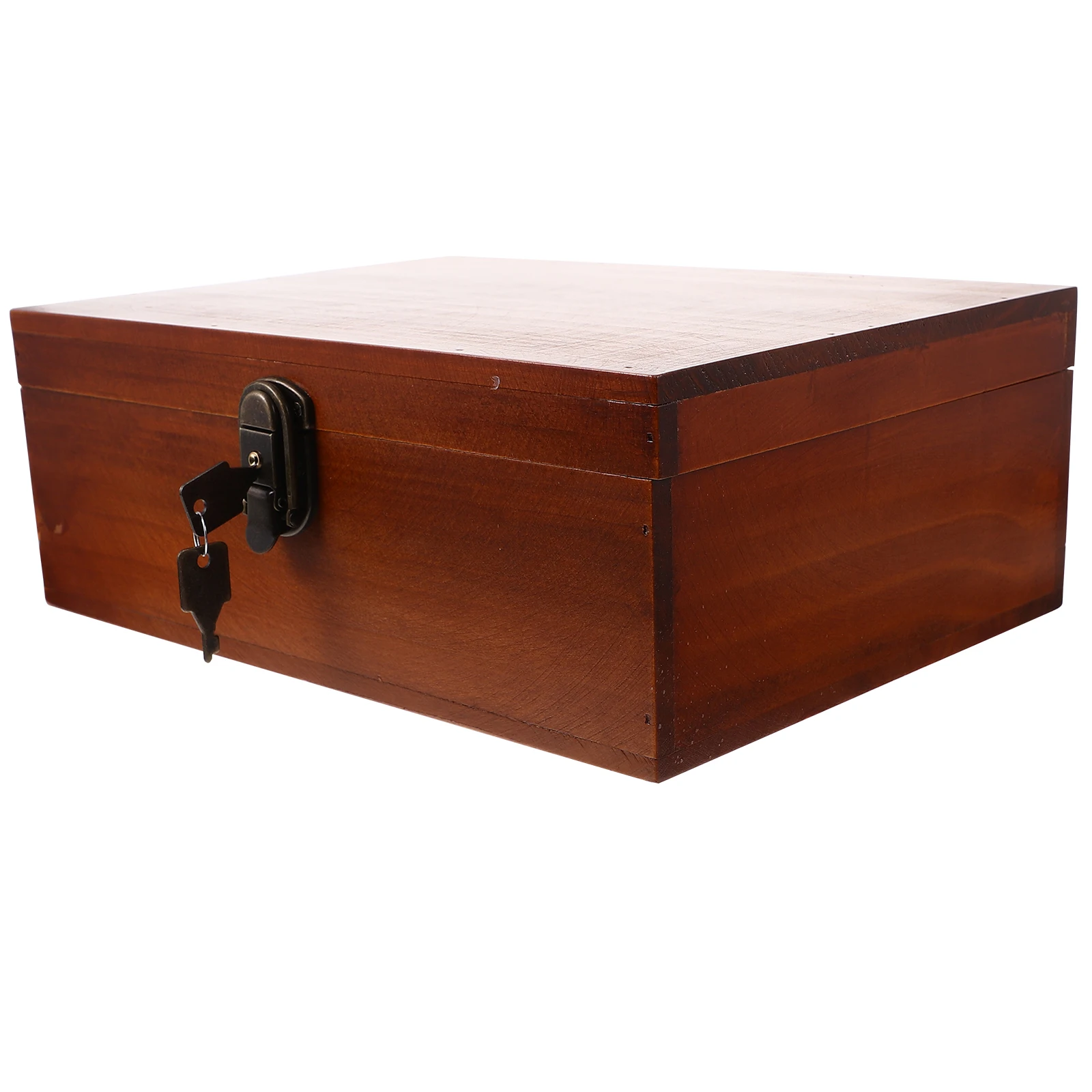 Wooden Jewelry Box Solid Wood Storage Boxes Lockable Organizer Home Decor Retro Style Large Size Wooden Trinket Box
Wooden Jewelry Box Solid Wood Storage Boxes Lockable Organizer Home Decor Retro Style Large Size Wooden Trinket Box