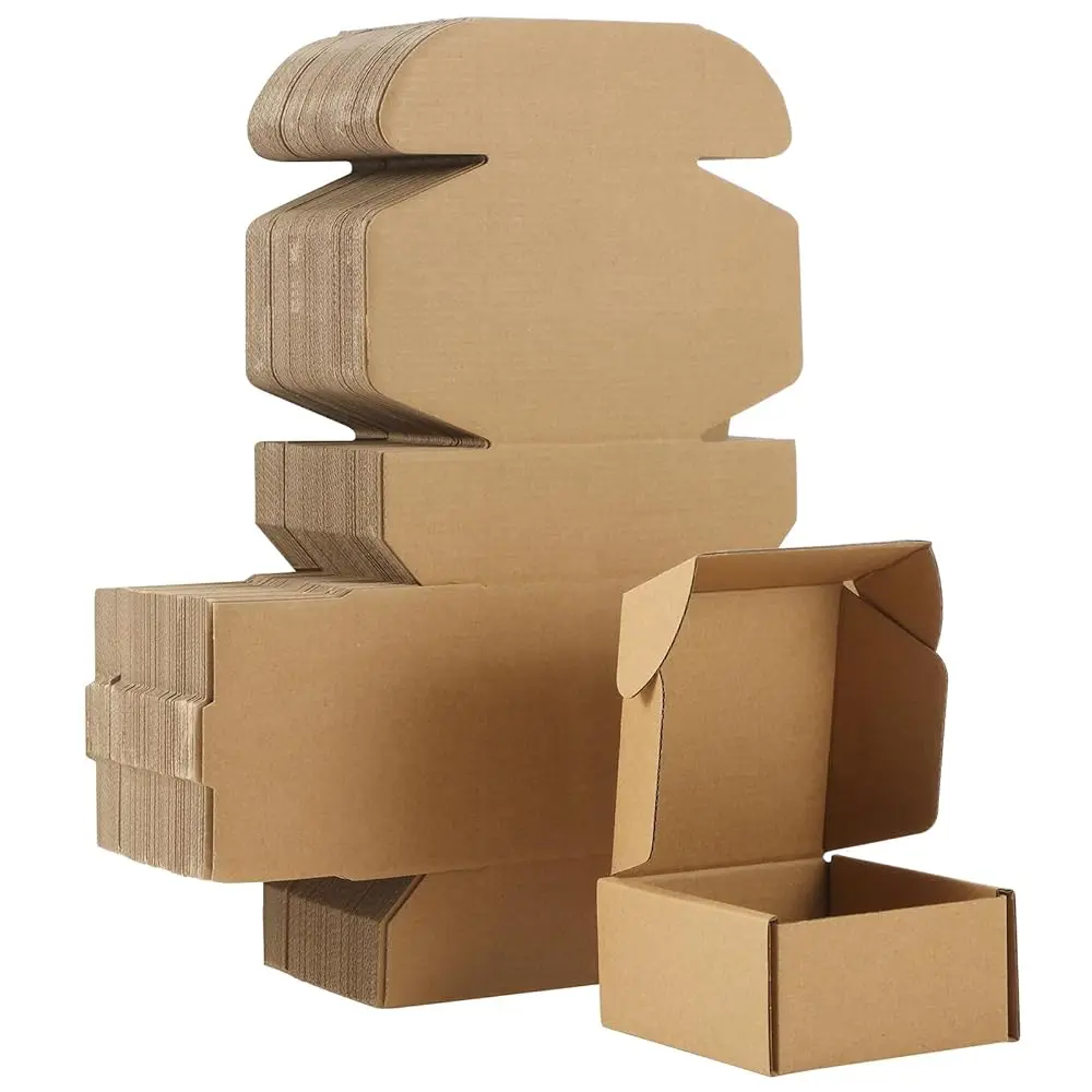 60 Pcs Shipping Boxes Cardboard Gift Corrugated Cardboard Brown Boxes Mailer Packaging for Mailing Small Business Present
60 Pcs Shipping Boxes Cardboard Gift Corrugated Cardboard Brown Boxes Mailer Packaging for Mailing Small Business Present