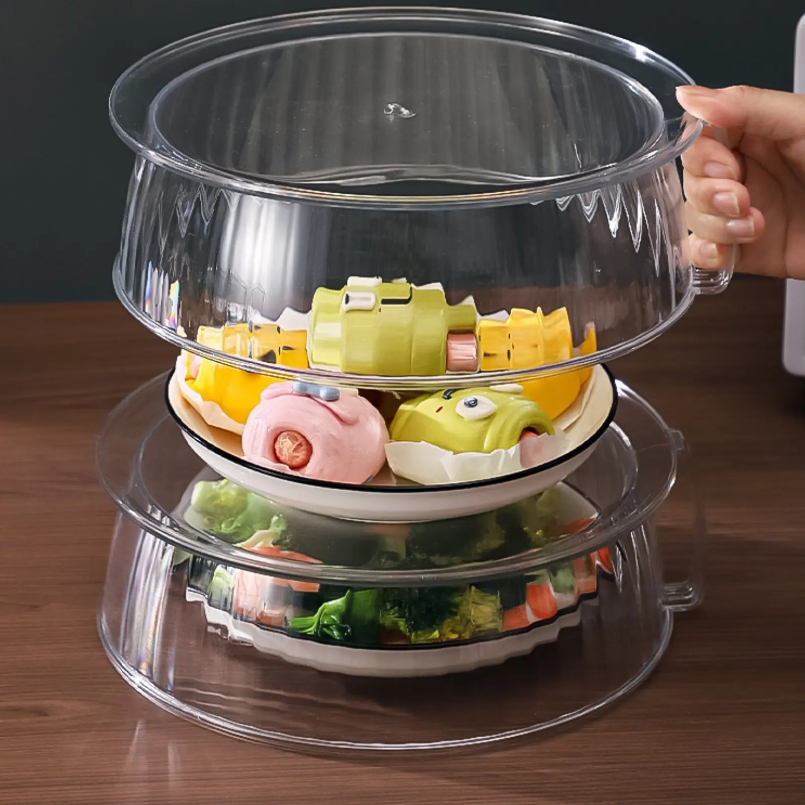 Microwave Plate Cover With Handle Microwave Spatter Guard Food Spatter Lid Versatile Kitchen Accessory Fridge Safe
Microwave Plate Cover With Handle Microwave Spatter Guard Food Spatter Lid Versatile Kitchen Accessory Fridge Safe