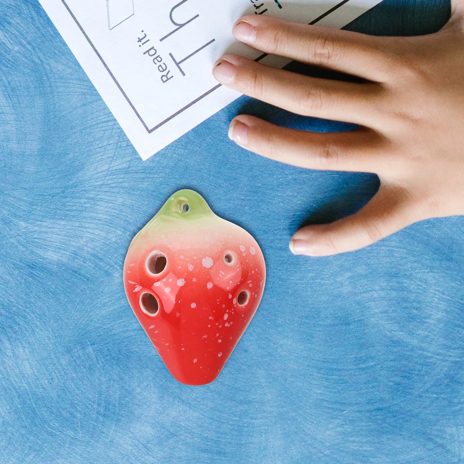 6 Hole Cute Strawberry Ceramic Ocarina Beginner Wind Instrument for Kids Portable Musical Instrument Children Early Learning
6 Hole Cute Strawberry Ceramic Ocarina Beginner Wind Instrument for Kids Portable Musical Instrument Children Early Learning