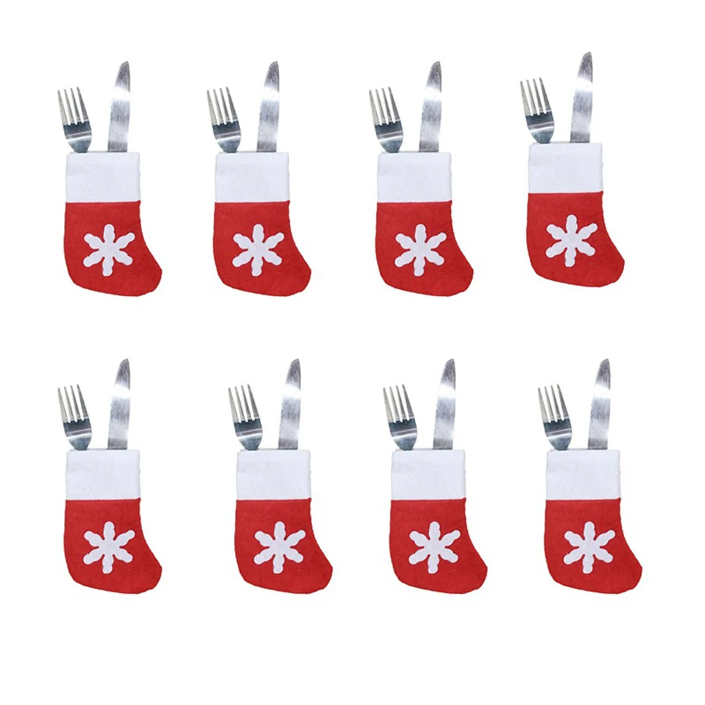 10Pcs Christmas Socks Cutlery Bags Premium Quality Wear Resistant Silverware Holders Festive Table Decoration Christmas 
10Pcs Christmas Socks Cutlery Bags Premium Quality Wear Resistant Silverware Holders Festive Table Decoration Christmas