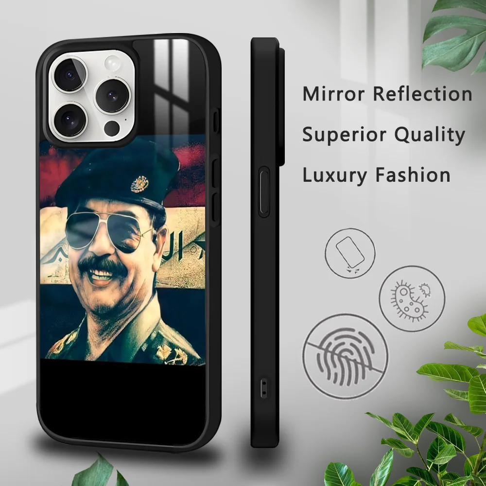 S-Saddam Hussein Phone Case For iPhone 15 14 13 12 11 Pro Xs Max Mini XR X 7 8 Plus luxury Mirror Hard Funda
S-Saddam Hussein Phone Case For iPhone 15 14 13 12 11 Pro Xs Max Mini XR X 7 8 Plus luxury Mirror Hard Funda