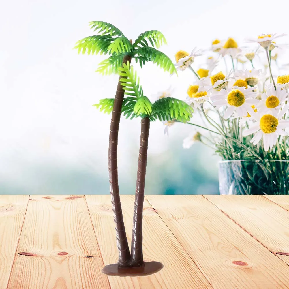 24pcs Mini Coconut Tree Landscape Simulation Palm Decor Model for DIY Terrariums Fairy Gardens Micro Moss Landscaping Durable
24pcs Mini Coconut Tree Landscape Simulation Palm Decor Model for DIY Terrariums Fairy Gardens Micro Moss Landscaping Durable