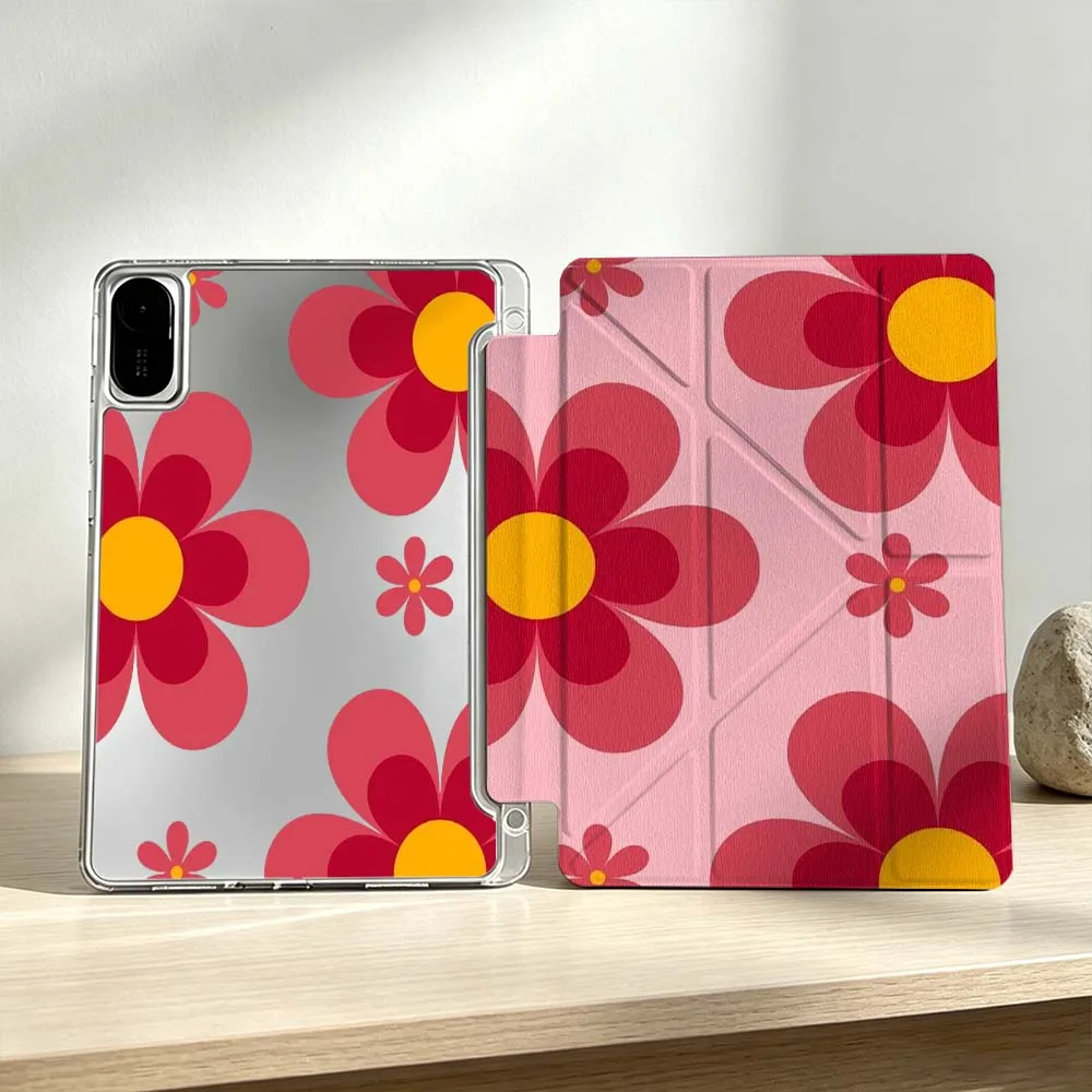 Cartoon Red Flower Soft For Xiaomi Mi Pad 8 7 6 5 Pro Redmi Pad SE 2 Poco Pad Foldable 3Y Tablet Case
Cartoon Red Flower Soft For Xiaomi Mi Pad 8 7 6 5 Pro Redmi Pad SE 2 Poco Pad Foldable 3Y Tablet Case