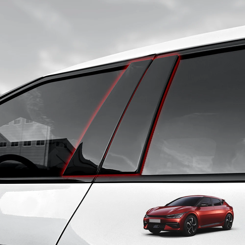 6Pcs For Kia EV6/EV6 PE 2022-2026 LHD/RHD ABS Car Pillar Posts Door Window BC-pillar Trim Stickers Protector Cover
6Pcs For Kia EV6/EV6 PE 2022-2026 LHD/RHD ABS Car Pillar Posts Door Window BC-pillar Trim Stickers Protector Cover