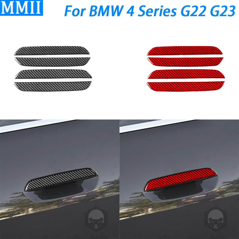 For BMW 4 Series G22 G23 G26 2021-2025 Carbon Fiber Exterior Door Handle Panel Cover Trim Car Decoration Accessories Sticker
For BMW 4 Series G22 G23 G26 2021-2025 Carbon Fiber Exterior Door Handle Panel Cover Trim Car Decoration Accessories Sticker