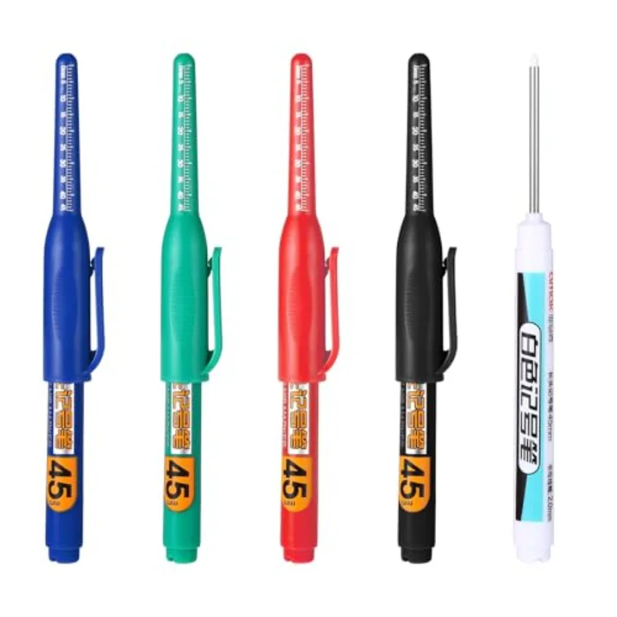 5Pcs Deep Reach Markers Multi-Purpose Deep Hole Marker Pens Long Nib Nose Waterproof Marker 45mm Reach Permanent Pens Colorful
5Pcs Deep Reach Markers Multi-Purpose Deep Hole Marker Pens Long Nib Nose Waterproof Marker 45mm Reach Permanent Pens Colorful