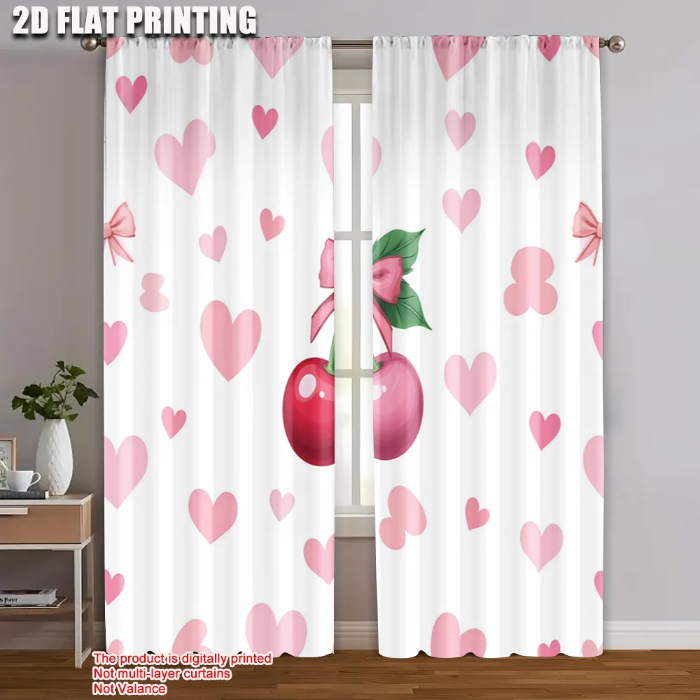 2pc, Curtains Cherry bow Polyester,Without Electricity Festive Holiday Applies to Indoor Celebrations
2pc, Curtains Cherry bow Polyester,Without Electricity Festive Holiday Applies to Indoor Celebrations