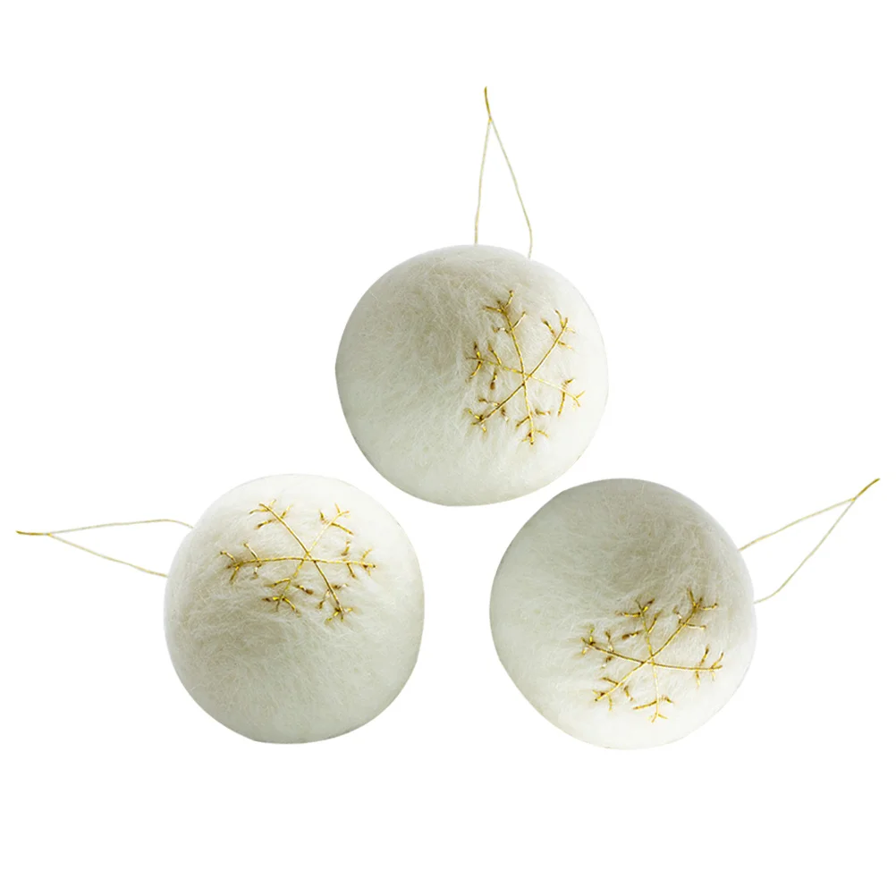 3Pcs Xmas Felt Balls Hanging Decorations Christmas Tree Ornaments Party Supplies Xmas Tree Hanging Balls Felt Ball Ornaments
3Pcs Xmas Felt Balls Hanging Decorations Christmas Tree Ornaments Party Supplies Xmas Tree Hanging Balls Felt Ball Ornaments