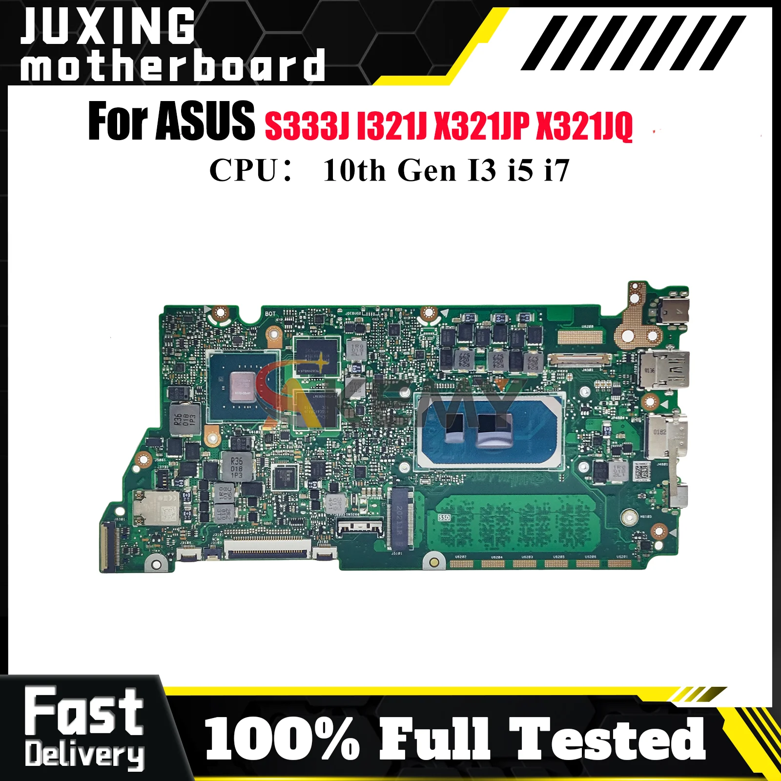 X321JP Laptop Motherboard For ASUS VivoBook S333J X321JQ I321J X321JP X321J Mainboard With 10th Gen I3 i5 i7 100% tests OK stk
X321JP Laptop Motherboard For ASUS VivoBook S333J X321JQ I321J X321JP X321J Mainboard With 10th Gen I3 i5 i7 100% tests OK stk