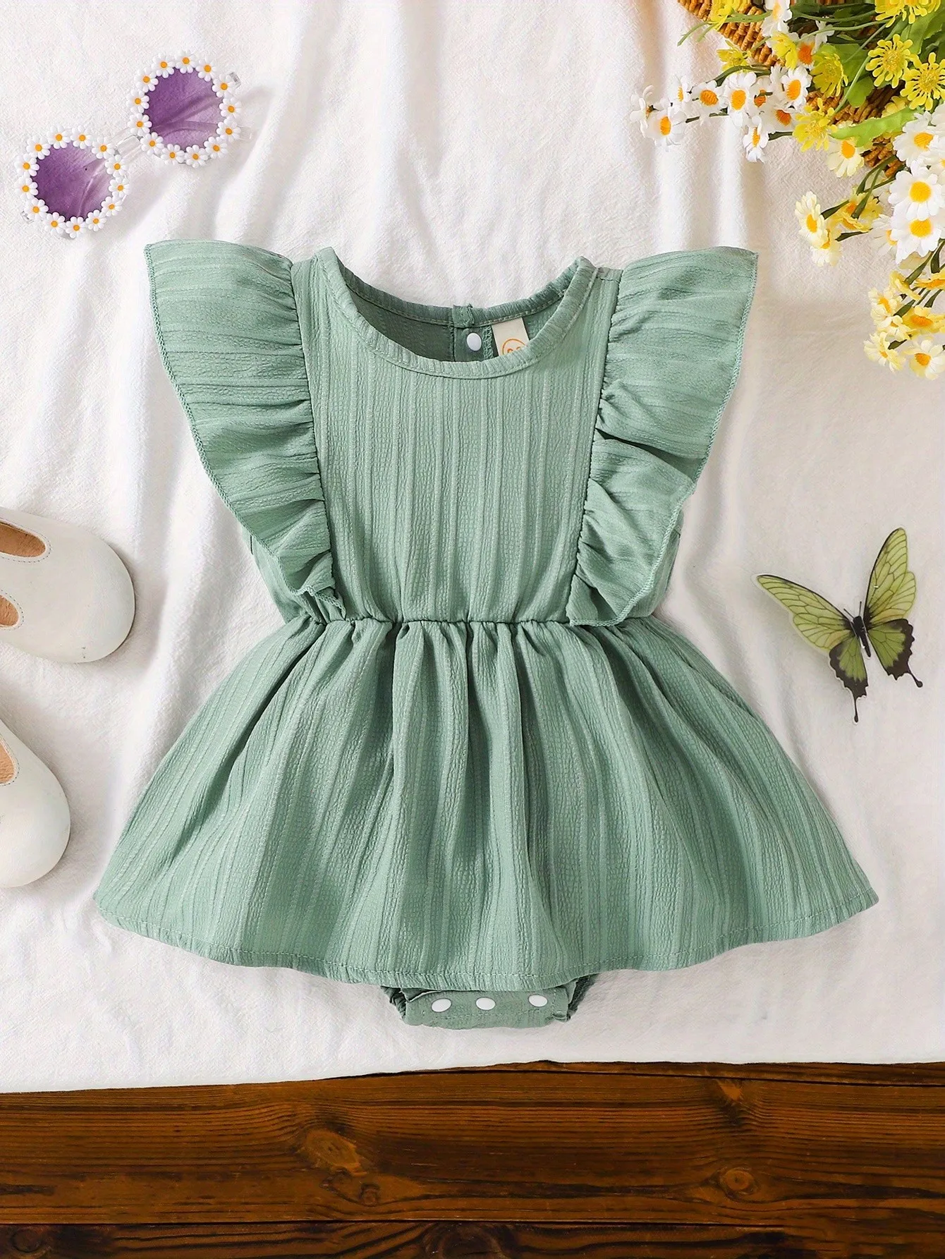 Baby Girl Ruffle Romper Dress Set Summer Baby Shorts Dress
Baby Girl Ruffle Romper Dress Set Summer Baby Shorts Dress