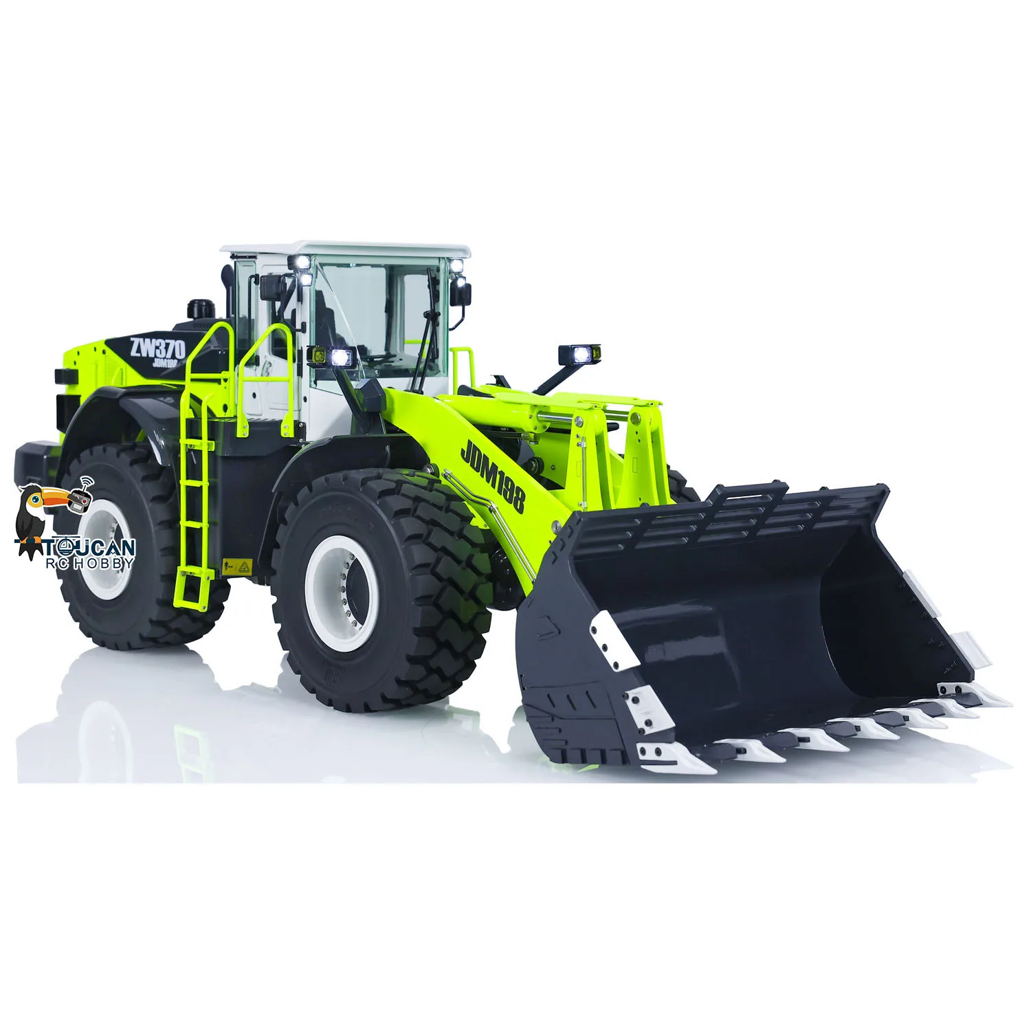 JDM-198 1/14 Metal ZW370 RC Hydraulic Loader Remote Control Construction Trucks 2-Speed Transmission Vehicle Car Toys
JDM-198 1/14 Metal ZW370 RC Hydraulic Loader Remote Control Construction Trucks 2-Speed Transmission Vehicle Car Toys