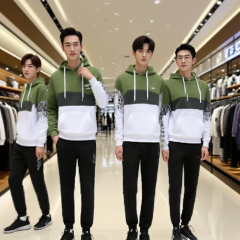 Men's Fashion Loose Color Matching Hoodie Casual Breathable Long Sleeve Hoodie Street Outdoor Activities
Men's Fashion Loose Color Matching Hoodie Casual Breathable Long Sleeve Hoodie Street Outdoor Activities