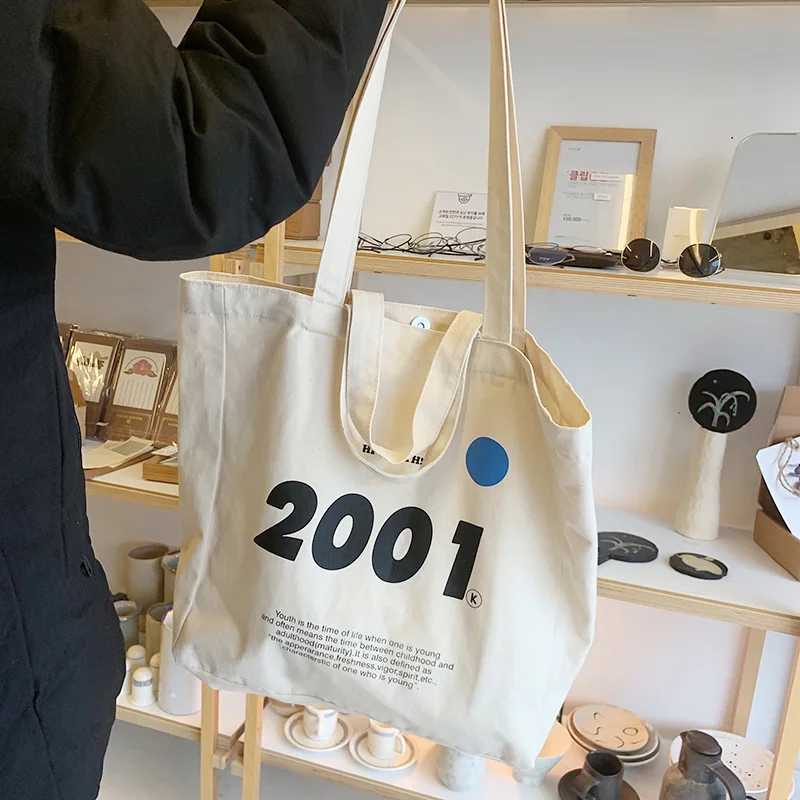 Large Capacity Women's Shopping Bag Shoulder Bags Letter Print Canvas Tote Bag Fashion Ladies Handbags
Large Capacity Women's Shopping Bag Shoulder Bags Letter Print Canvas Tote Bag Fashion Ladies Handbags