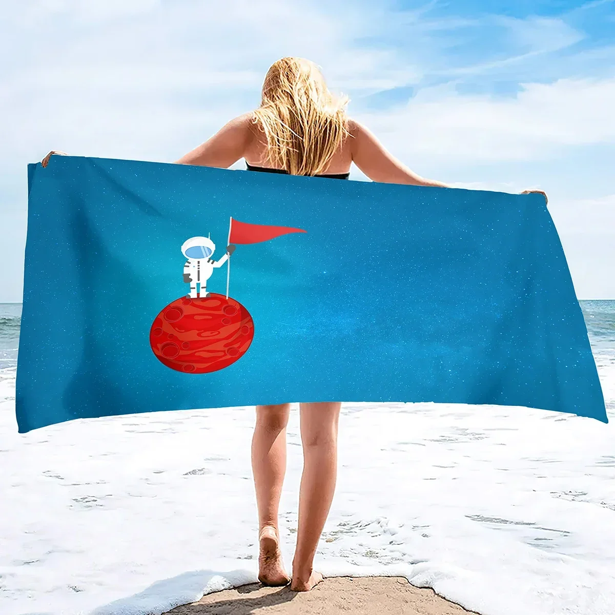 Astronaut Beach Towel for Kids Microfiber Pool Towel Absorbent Quick Dry Beach Towel Sand Free Blanket for Outer Space Party
Astronaut Beach Towel for Kids Microfiber Pool Towel Absorbent Quick Dry Beach Towel Sand Free Blanket for Outer Space Party