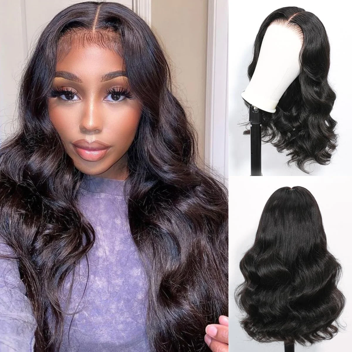 Wear And Go Body Wave Human Hair Wigs Pre Plucked Brazilian Hair Pre Cut 4X4 Lace Closure Wavy Wigs For Women Easy To Wear
Wear And Go Body Wave Human Hair Wigs Pre Plucked Brazilian Hair Pre Cut 4X4 Lace Closure Wavy Wigs For Women Easy To Wear