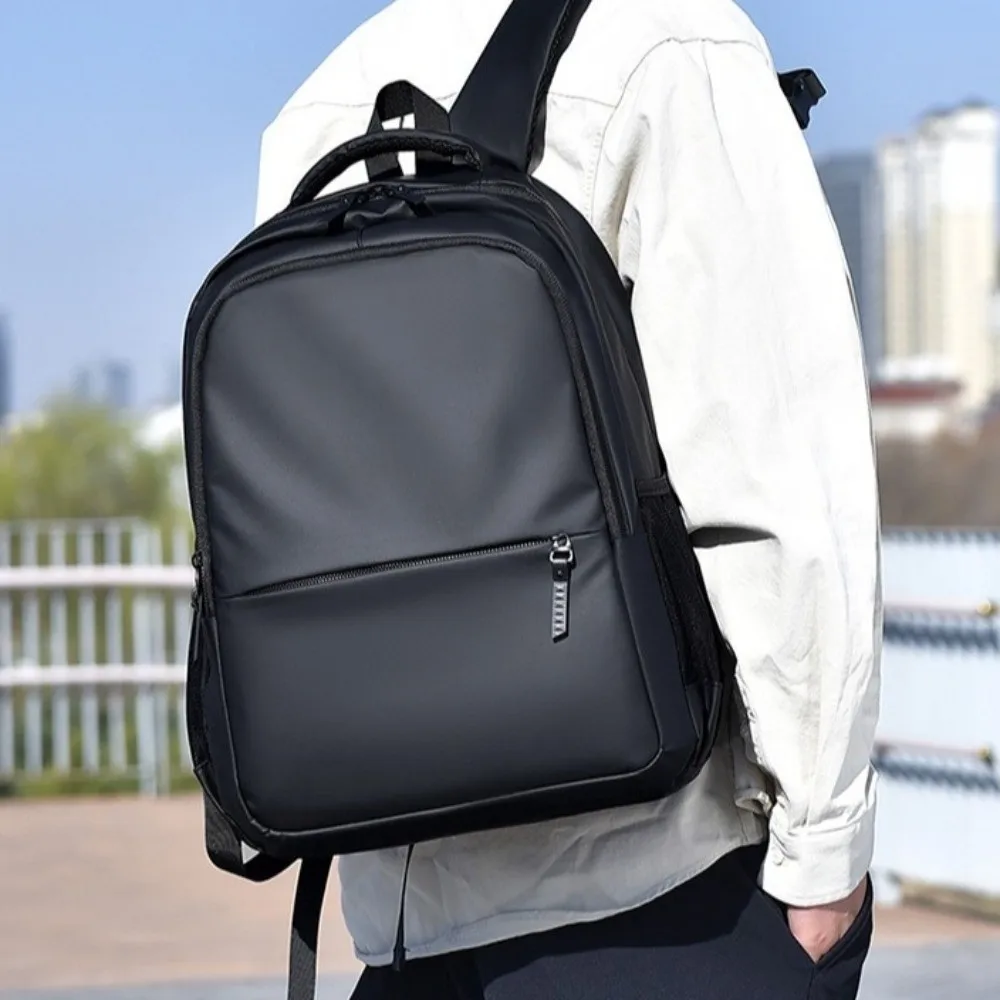 Fashionable Waterproof Backpack Solid Color Polyester Student Backpack Portable Curved Shoulder Strap Hiking Bag
Fashionable Waterproof Backpack Solid Color Polyester Student Backpack Portable Curved Shoulder Strap Hiking Bag