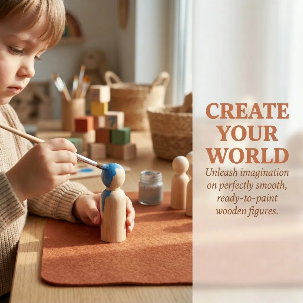 10 шт. художественных деревянных кукол-фигурок 75 мм, натуральное дерево, для росписи, поделок и творчества
10 шт. художественных деревянных кукол-фигурок 75 мм, натуральное дерево, для росписи, поделок и творчества